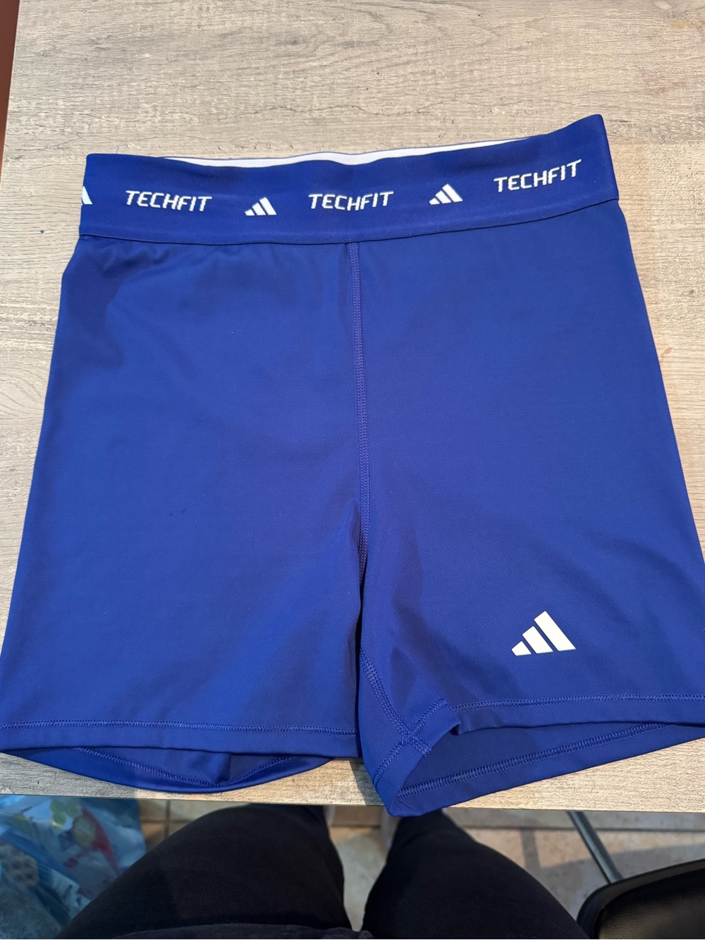 adidas Techfit Royal Blue Women's Bike Shorts